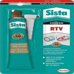 Silikon Rtv 50 Gr Kırmızı